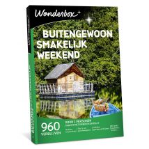 Wonderbox Buitengewoon smakelijk weekend - Geschenkideeën voor 2 personen - 960 atypische verblijfsadressen: van tipi’s tot boomhutten