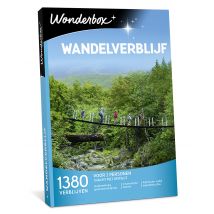 Wonderbox Wandelverblijf - Geschenkideeën voor 2 personen - 1380 verblijfsadressen in een mooie wandelomgeving