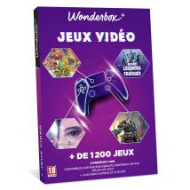 Wonderbox Jeux Vidéo - Idée cadeau Plus de 1200 jeux et séances de coaching Disponibles sur PS4 / PS5 / XBOX / PC / Nintendo Switch Des jeux 