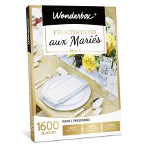 Wonderbox Félicitations aux mariés - Magie - Coffret Cadeau multithematic Idée cadeau pour 2 personnes