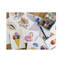 Wonderbox Atelier Aquarelle à Dax (40) - Idée cadeau Sortez vos pinceaux et votre inspiration pour un cours d'aquarelle aux côtés de Marie-Romaine qui