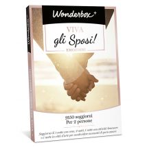 Wonderbox Viva gli sposi - Emozioni - Cofanetti regalo Per 2 persone - Idee Regalo di Compleanno