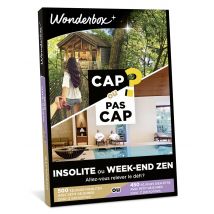 Wonderbox CAP OU PAS CAP - Insolite ou week-end zen ? - Coffret Cadeau Séjour & week-end - Idée cadeau pour 2 personnes