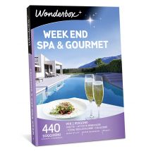 Wonderbox Week end Spa & Gourmet - Cofanetti regalo Per 2 persone - Idee Regalo di Compleanno