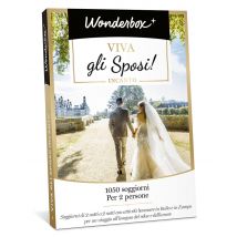 Wonderbox Viva gli sposi! - Incanto - Cofanetti regalo Per 2 persone - Idee Regalo di Compleanno