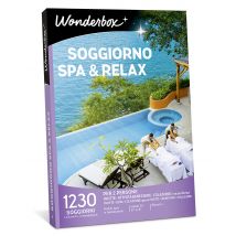 Wonderbox Soggiorno Spa & Relax - Cofanetti regalo Per 2 persone - Idee Regalo di Compleanno
