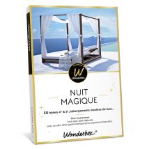 Wonderbox Nuit magique - Coffret Cadeau Séjour & week-end - Idée cadeau 50 établissements de luxe où vivre votre merveilleux séjour : hôtels 4* & 5*, 