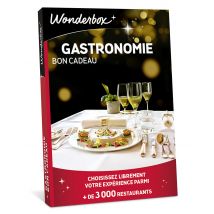 Wonderbox Gastronomie - Bon cadeau - Coffret Cadeau gastronomy Idée cadeau 1 expérience gourmande au choix pour 1 ou plusieurs personnes + de 3 000 