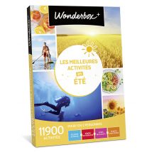 Wonderbox Les meilleures activités en été - Coffret Cadeau Beauté & bien-être - Idée cadeau pour 1 ou 2 personnes
