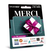 Wonderbox Carte Merci - Carte Cadeau de 10€ à 150€