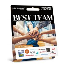 Wonderbox Carte Best team - Carte Cadeau de 10€ à 150€