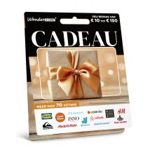Wonderbox Kaart Cadeau - Cadeaukaart - Saldo tussen € 10 tot € 150 Om te ruilen voor cadeaukaarten met keuze uit meer dan 70 ketens binnen mode, home 