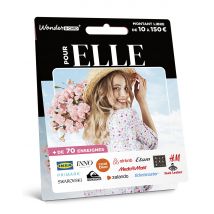 Wonderbox Carte Pour Elle - Carte Cadeau de 10€ à 150€