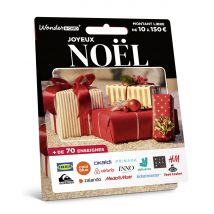 Wonderbox Carte Joyeux Noël - Carte Cadeau de 10€ à 150€