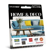 Wonderbox Kaart Home & Deco - Cadeaukaart - Saldo tussen € 10 tot € 150 Om te ruilen voor cadeaukaarten van home & deco-ketens