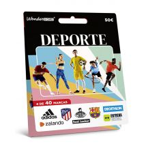 - Tarjetas Regalo - Tarjeta 50€ Una amplia selección de marcas de renombre: Adidas, Zalando, Foot Locker, Decathlon...