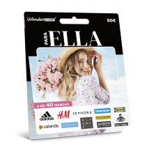 - Tarjetas Regalo - Tarjeta 50€ Una amplia selección de marcas de renombre: Swarovski, Airbnb, Cinesa, Sephora, H&M, IKEA, Primark y mucho mas...