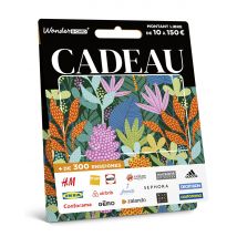 Wonderbox - Carte Cadeau Multi Enseignes Illustrations - De 10€ à 150€ - Valable dans + de 300 enseignes (H&M, IKEA, Fnac, Darty, Sephora, etc)