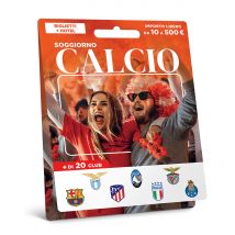 Carta - Biglietti e Soggiorno di Calcio - Carta & Buono Regalo, Gift card da 25€, 50€ e 100€