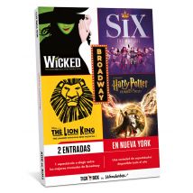 Wonderbox Musical en la Broadway - 2 entradas - Cofre y Caja Regalo Ocio y tours - Ideas de regalos originales 2 personas