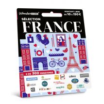 Carte Cadeau Multi Enseignes - Carte Sélection France - De 10€ à 150€ - Valable dans + de 300 enseignes