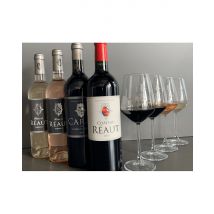 Wonderbox Visite & dégustation de 4 vins au Château Réaut à Rions (33) - Idée cadeau Amateurs de vin, venez découvrir l'histoire et le concept 