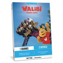 Wonderbox Walibi Rhône-Alpes - Journée en duo - Idée cadeau 2 entrées pour 1 jour au choix Parmi tous les jours d'ouverture du parc + de 30 