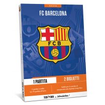 Wonderbox Especial Comunión: FC Barcelona - 2 entradas Cofre y Caja Regalo ENTERTAINMENT - Ideas de regalos originales Entradas válidas para un 