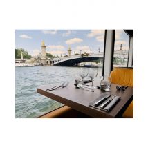 Wonderbox Déjeuner croisière Bistronomique sur la Seine - Adulte hors boissons - Idée cadeau Embarquez à bord du bateau Ivoire pour un déjeuner 