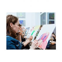 Wonderbox Afterwork Drink & Paint à Paris 10ème - Idée cadeau Venez décompresser après le travail dans les ateliers Drink Paint, au sein même d'une 