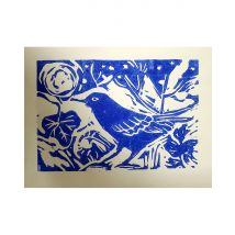Wonderbox Atelier d'initiation à la linogravure à Paris 20ème - Idée cadeau Jeanne, plasticienne et art-thérapeute, vous accueille dans le 20ème 