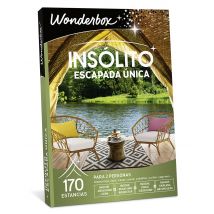 Wonderbox Insólito: escapada única - Cofre y Caja Regalo - Ideas de regalos originales o 1 noche + desayuno + bienestar o 1 noche + desayuno + cena o 