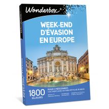 Wonderbox Week-end d'évasion en Europe - Coffret Cadeau stay Idée cadeau 1 ou 2 nuits avec ou sans petits déjeuners pour 2 personnes 1 800 hôtels à 