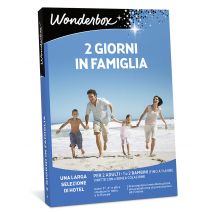 Wonderbox 2 giorni in famiglia - Cofanetti regalo 1 notte con o senza colazione per 2 adulti e 1 o 2 bambini fino a 11 anni Hotel 3* e 4* e altre 