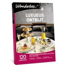 Wonderbox Luxueus ontbijt - Geschenkideeën een royaal ontbijt met bubbels of extra's voor 2 personen keuze uit 120 hemelse ontbijten -