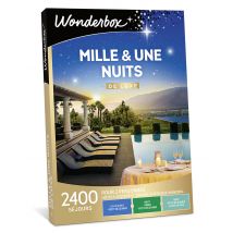 Wonderbox Mille & Une Nuits de Luxe - Coffret Cadeau stay Idée cadeau 1 nuit + 1 petit déjeuner ou 1 nuit + 1 repas + 1 petit déjeuner ou 1 nuit + 1 