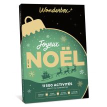 Wonderbox Joyeux Noël de luxe - Coffret Cadeau multithematic Idée cadeau 1 activité au choix : séjour romantique, dîner à deux, soin bien-être, 