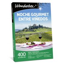 Wonderbox Noche gourmet entre viñedos Cofre y Caja Regalo STAY - Ideas de regalos originales 1 noche + desayuno + actividad enológica o 1 noche + 