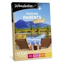 Wonderbox Pour des parents extra - Coffret Cadeau, Box Cadeau, Idée cadeau Pour 2 personnes Repas savoureux, atelier d'œoenologie, massage*, soin du 