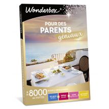 Wonderbox Pour des parents géniaux - Idée cadeau Pour 2 personnes Séjour magique, dîner romantique, modelage du monde, croisière nocturne...