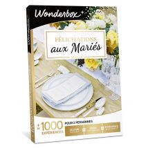 Wonderbox Félicitations aux mariés Magie - Coffret Cadeau -Idée cadeau mariage, le cadeau idéal pour les mariés Pour 2 personnes Hôtels prestigieux 4*