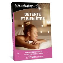 Wonderbox Bon Cadeau Détente et Bien-Être - Coffret Cadeau, Box Cadeau, Idée cadeau Le choix facile, la liberté totale Montant à créditer de 30 à 500€