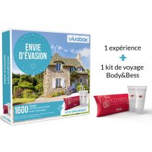 Wonderbox Envie d'évasion - Coffret Cadeau stay Idée cadeau 1 nuit avec petit déjeuner pour 2 personnes 1 600 établissements : bed & breakfasts, 