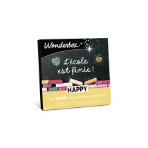 Wonderbox Happy l'école est finie - Coffret Cadeau, Box Cadeau, Idée cadeau Pour 1 personne Pizza, burger, soin du visage, séance de manucure, 