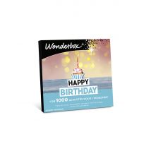 Wonderbox Happy Birthday - Idée cadeau Pour 1 personne Pose de vernis, dégustation de bières, soin du visage, partie de laser game...