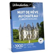 Wonderbox Nuit de rêve au château et belles demeures - Idée cadeau 1 nuit avec petit déjeuner en châteaux et belles demeures pour 2 personnes Château,