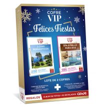 Wonderbox Felices Fiestas: 2 días románticos + spa & relax Cofre y Caja Regalo MULTITHEMATIC - Ideas de regalos originales 1estancia + 1 actividad 