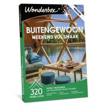 Wonderbox Buitengewoon weekend vol smaak - Geschenkideeën 1 of 2 nachten met ontbijt en diner voor 2 personen keuze uit 320 originele verblijven -