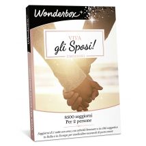 Wonderbox Viva gli sposi - Emozioni - Cofanetti regalo 1 notte con cena, con attività benessere o con visite suggestive per una coppia di sposi Hotel 