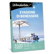 Wonderbox Evasione di benessere - Cofanetti regalo 1 notte in strutture con area benessere o un trattamento benessere per 2 persone 1 attività a 